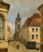 Le Beffroi de Douai (Jean-Baptiste Camille Corot) - Muzeo.com