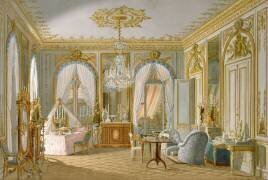 Le Cabinet de toilette de l'Impératrice Eugénie à Saint-Cloud. (Jean-Baptiste Fortuné de...) - Muzeo.com
