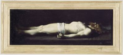 Le Christ mort ou Jésus au tombeau (Jean-Jacques Henner) - Muzeo.com