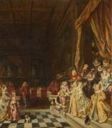 Le déjeuner de la Reine (Eugène Isabey) - Muzeo.com