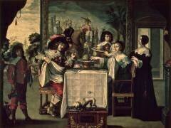 Le Goût (de la suite des cinq sens) (Abraham Bosse) - Muzeo.com