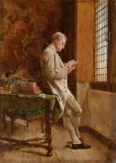 Le liseur blanc (Jean-Louis-Ernest Meissonier) - Muzeo.com