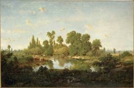 Le matin (Théodore Rousseau) - Muzeo.com