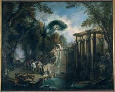 Le parc de Marly (Jacques de Lajoue) - Muzeo.com