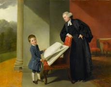 Le révérend Randall Burroughes et son fils Ellis (Johan Zoffany) - Muzeo.com