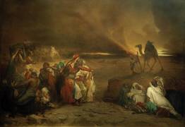Le Simoum, souvenirs de Syrie (Jean-François Portaels) - Muzeo.com