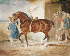 Leaving the Stable (Théodore Géricault) - Muzeo.com