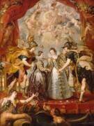 L'Echange des deux princesses de France et d'Espagne sur la Bidassoa à Hendaye, le 9 novembre 1615 (Peter Paul Rubens) - Muzeo.com