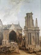 L'église des Feuillants en démolition (Hubert Robert) - Muzeo.com