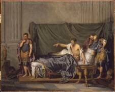 L'empereur Sévère reproche à Caracalla, son fils, d'avoir voulu l'assassiner (Jean-Baptiste Greuze) - Muzeo.com