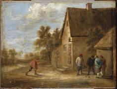 Les Joueurs de boules (David Teniers the Younger) - Muzeo.com