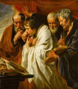 Les Quatre évangélistes (Jacob Jordaens) - Muzeo.com