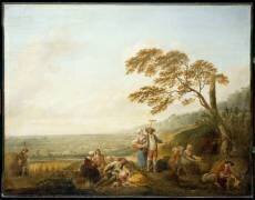 Les Quatre heures de la journée : Midi ou la Méridienne (Louis-Joseph Watteau de Lille) - Muzeo.com