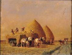Loading the Cart (Jules Jacques Veyrassat) - Muzeo.com