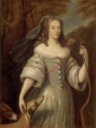 Louise-Françoise de la Baume-Le-Blanc (1644-1710), représentée en compagne de Diane (Claude Lefebvre) - Muzeo.com