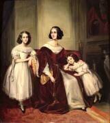 Madame de Nonjon and her Two Daughters (Joseph Nicolas Jouy) - Muzeo.com