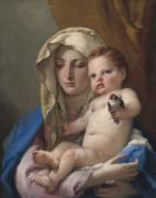 Madonna of the Goldfinch (Giambattista Tiepolo) - Muzeo.com