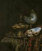 Magnificent Still Life with Holbein Bowl (Willem Kalf) - Muzeo.com