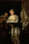 Maja and Celestina on a Balcony (Francisco de Goya) - Muzeo.com