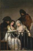 Majas on a balcony (Francisco de Goya) - Muzeo.com