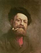 Man with a Pipe (Gustave Courbet) - Muzeo.com