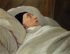 Marie Joseph Marquis de La Fayette, on his Deathbed (Ary Scheffer) - Muzeo.com