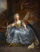Marie-Adélaïde de France, fille de Louis XV, dite Madame Adélaïde (1732-1800), représentée en 1788 (Johann Julius Heinsius) - Muzeo.com