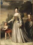 Marie-Adélaïde de Savoie, duchesse de Bourgogne (1685-1712) (Jean-Baptiste Santerre) - Muzeo.com