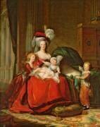 Marie-Antoinette de Lorraine-Habsbourg, reine de France et ses enfants (Elisabeth Vigée Le Brun) - Muzeo.com