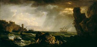 Marine, le soir ou la tempête (Joseph Vernet) - Muzeo.com