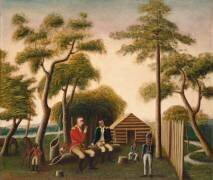 Marion Feasting the British Officer on Sweet Potatoes (George Washington Mark) - Muzeo.com