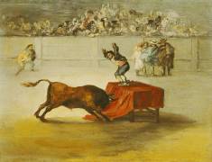 Martincho's Other Folly in the Bull Ring at Saragossa (Eugenio Lucas y Padilla) - Muzeo.com