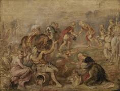 Meeting of King Ferdinand of Hungary and the Cardinal-Infante Ferdinand of Spain at Nördlingen (Peter Paul Rubens) - Muzeo.com