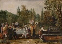 Merry Company in a Park (Esaias van de Velde) - Muzeo.com
