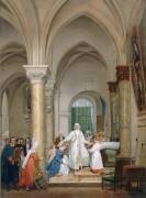 Messe de relevailles ou les Relevailles de la duchesse de Berry (Louis Nicolas Lemasle) - Muzeo.com