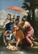 Moïse sauvé des eaux (Giovanni Francesco Romanelli) - Muzeo.com