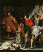 Mucius Scaevola before Lars Porsena (Peter Paul Rubens) - Muzeo.com