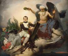 Napoléon Ier couronné par le Temps, écrit le Code Civil (Jean-Baptiste Mauzaisse) - Muzeo.com