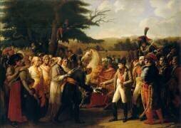 Napoléon Ier recevant les clefs de Vienne à Schönbrunn, le 13 novembre 1805 (Anne-Louis Girodet) - Muzeo.com