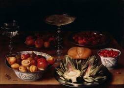 Nature morte aux artichauts (Osias Beert) - Muzeo.com