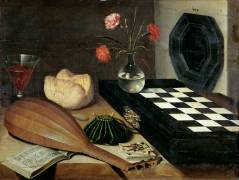 Nature morte à l'échiquier (Lubin Baugin) - Muzeo.com