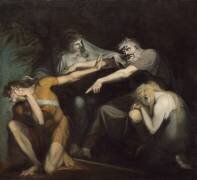 Oedipus Cursing His Son (Johann Heinrich Füssli) - Muzeo.com