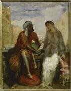 Othello et Desdemone à Venise (Shakespeare, Othello acte I) (Théodore Chasseriau) - Muzeo.com
