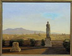 Panorama from Villa Mattei (Constantin Hansen) - Muzeo.com