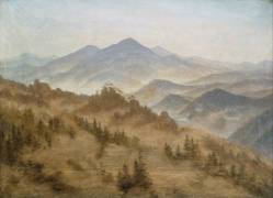 Paysage avec monte rosa en Bohème (Caspar David Friedrich) - Muzeo.com