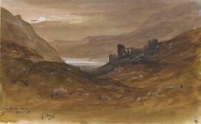 Paysage d'Ecosse avec des ruines (Gustave Doré) - Muzeo.com