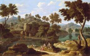 Paysage à la rivière (Etienne Allegrain) - Muzeo.com
