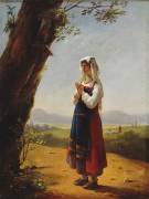 Peasant in the Roman Countryside (Hortense Haudebourt-Lescot) - Muzeo.com