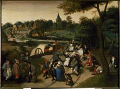 Peasants returning (Pieter Brueghel the Younger) - Muzeo.com