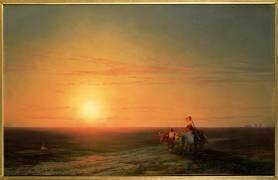 Peasants Returning from the Fields at Sunset (Ivan Aivazovsky) - Muzeo.com